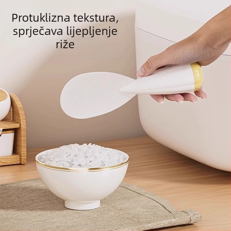Žlica za rižu – Mingtong, PP materijal, moderna jednostavnost, poliran završetak, za odrasle