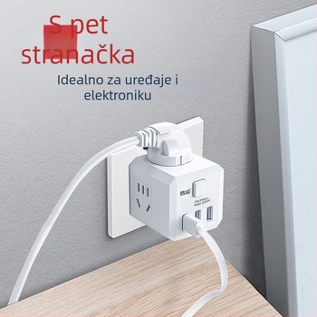 USB punjač-kocka s više utičnica, 220V, 2500W, CCC certificiran