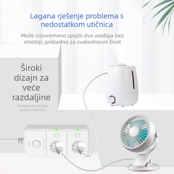 Pucai bežično daljinsko upravljana utičnica, 220V, 10A, 2500W, zaštita od električnog udara