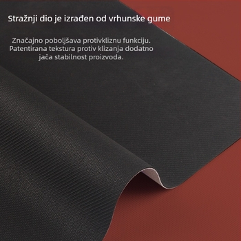 Joga podloga od velur-gume, debljina 1,5 mm, težina 23, sklopiva, protuklizna