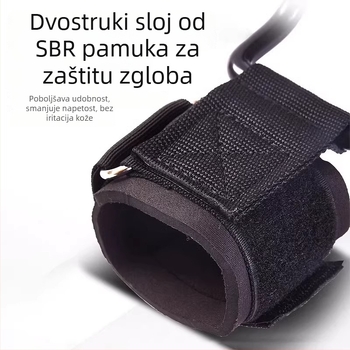 Kuka za zgibove na viseću šipku — metalni zaštitnik zgloba, za odrasle, fitness i mrtvo dizanje