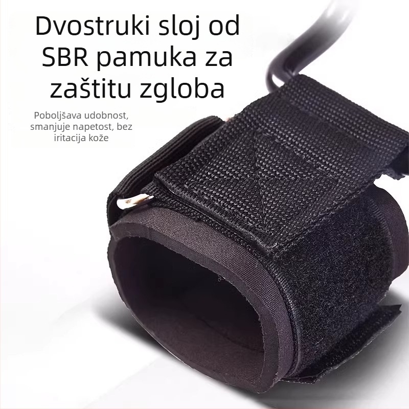 Kuka za zgibove na viseću šipku — metalni zaštitnik zgloba, za odrasle, fitness i mrtvo dizanje
