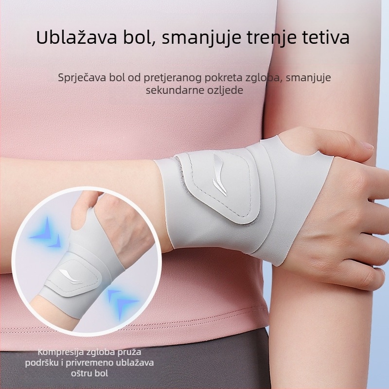 Li Ning zglobna podrška, poliester vlakno, zaštita zgloba, za badminton, opće korištenje