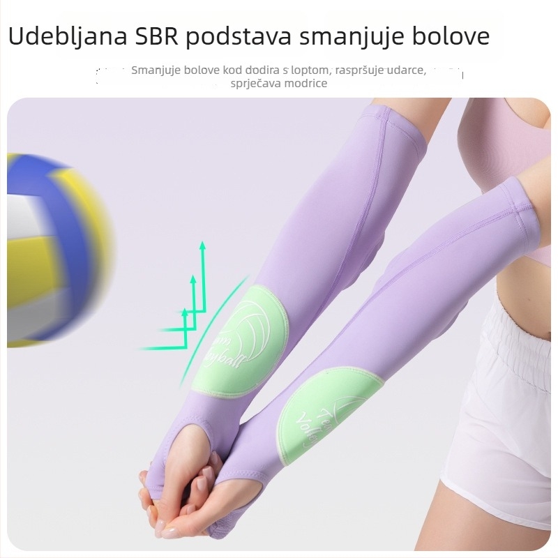 Lakatni štitnici za odbojku, dvostrano mekani sintetički pamuk, zaštita lakta za odrasle