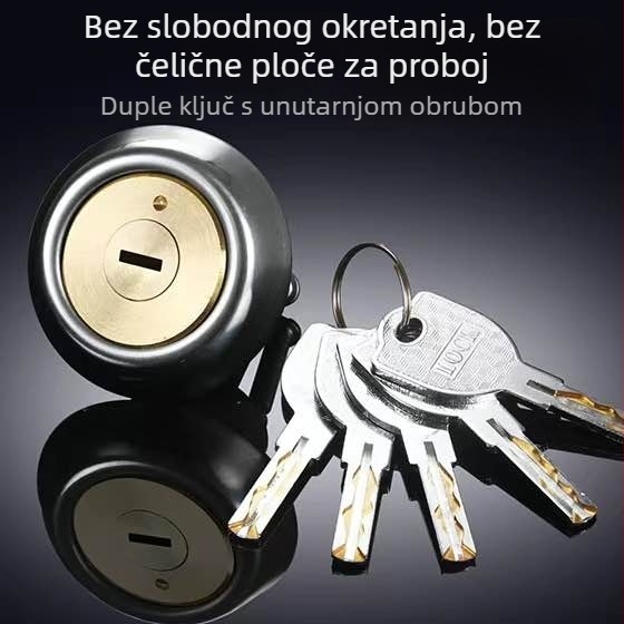 Brava za vrata od bakra, kugličnog tipa, model 9219, američki stil