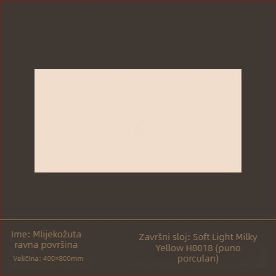 Glazirana pločica za unutarnje zidove, površina s nježno svijetlećim sjajem, stil tiho vjetra, porcelinska pločica, model 6620-72