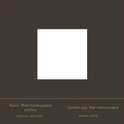 Glazirana pločica za unutarnje zidove, površina s nježno svijetlećim sjajem, stil tiho vjetra, porcelinska pločica, model 6620-72