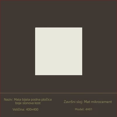 Glazirana pločica za unutarnje zidove, površina s nježno svijetlećim sjajem, stil tiho vjetra, porcelinska pločica, model 6620-72