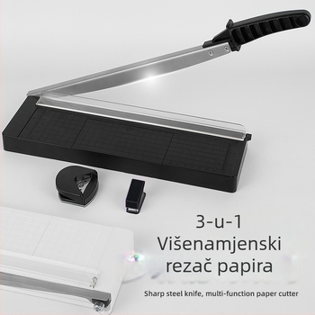 3-u-1 rezač papira – giljotinski rezač ZEQUAN, model 862-3, šifra proizvoda 862-3, plastika