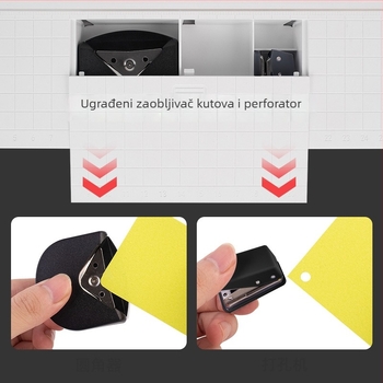 3-u-1 rezač papira – giljotinski rezač ZEQUAN, model 862-3, šifra proizvoda 862-3, plastika