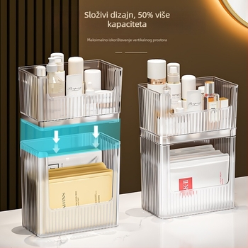 Kutija za skladištenje na bočnim vratima hladnjaka – PET, jednostavan stil, Ben, kuhinjsko skladištenje i skladištenje maski