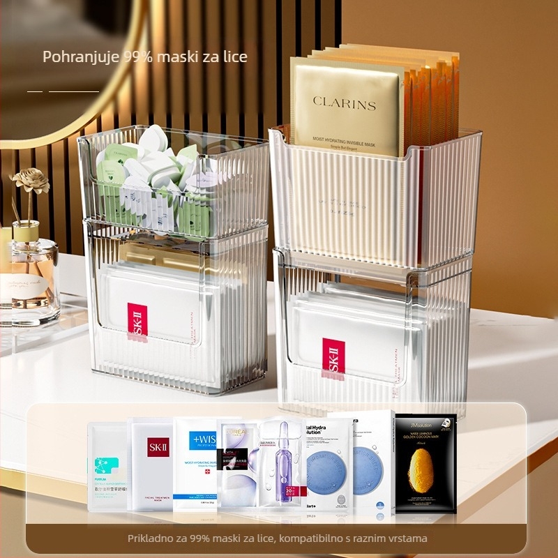 Kutija za skladištenje na bočnim vratima hladnjaka – PET, jednostavan stil, Ben, kuhinjsko skladištenje i skladištenje maski