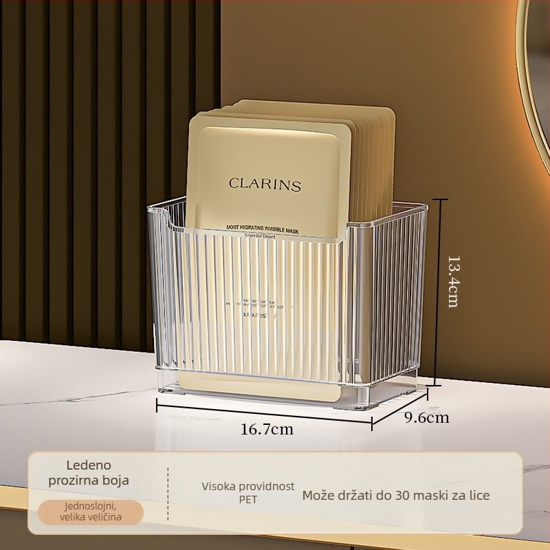 Kutija za skladištenje na bočnim vratima hladnjaka – PET, jednostavan stil, Ben, kuhinjsko skladištenje i skladištenje maski