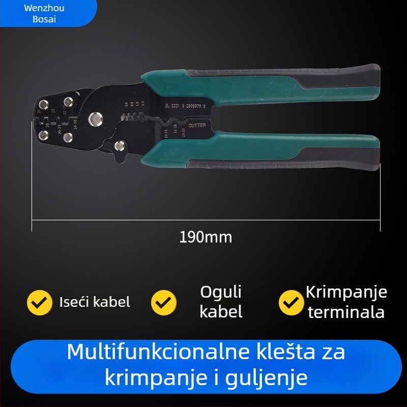 Set terminala za hladno pritiskanje OT/UT, kružnog oblika, 320 kom., ZJBOSAI