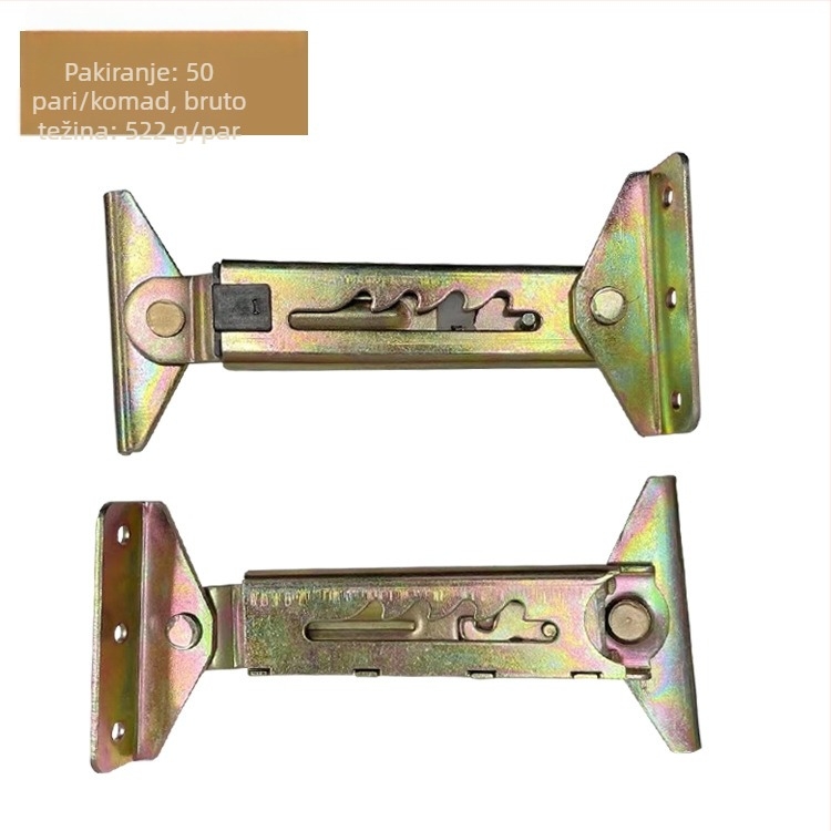 Teleskopska visinska vučna šipka za medicinske krevete i crtaće stolove, od željeza, otisak i elektroplatiranje