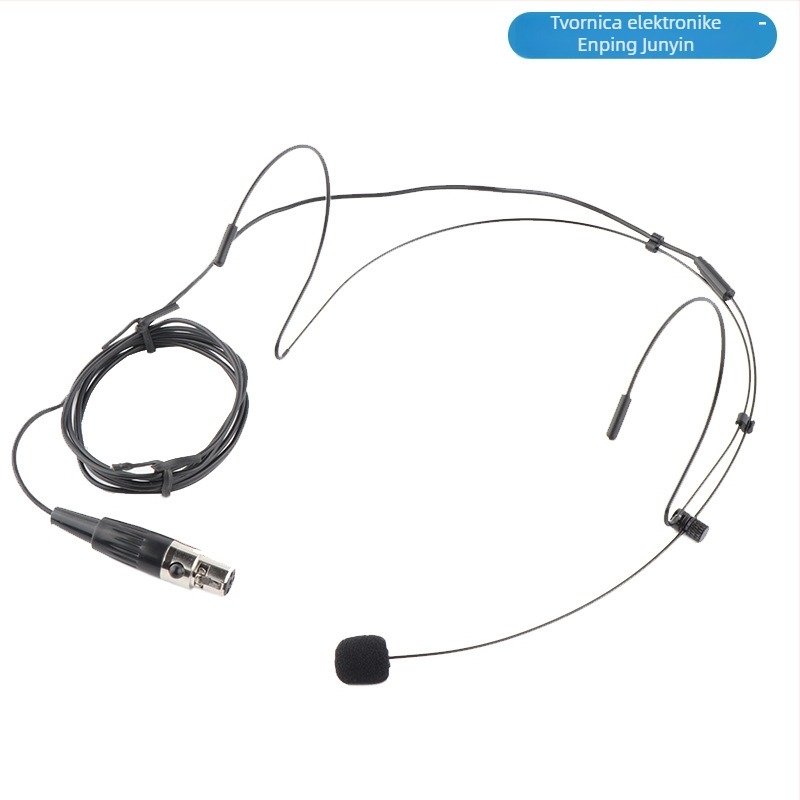 Mikrofon kondenzatorski za headset s 3,5 mm priključkom i 1 m kabelom; frekvencijski raspon 20 Hz–20 kHz; SNR ≥75 dB