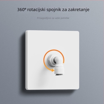 Zidni PE panel za vodovod za čistač vode, tip 86, dvodijelna veza, ugrađeno donje kućište poklopca; Marka: International Electrician