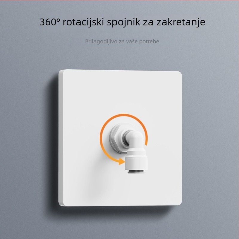 Zidni PE panel za vodovod za čistač vode, tip 86, dvodijelna veza, ugrađeno donje kućište poklopca; Marka: International Electrician