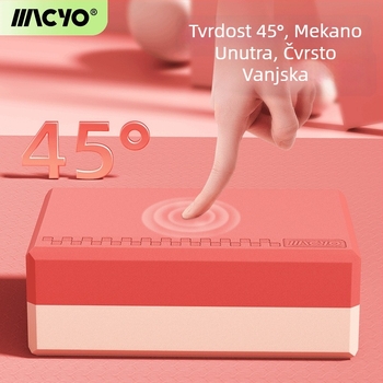 Blok za jogu EVA visoke gustoće za početnike i ples – protuklizni, otporan na habanje