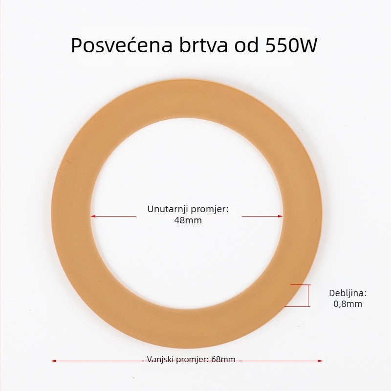 Bez ulja, tih kompresor zraka – 20-dijelni set dijelova s cilindrom, klipnim prstenom i filtriranim elementom