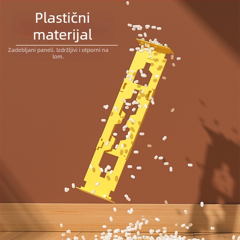 Proširivi dijeljeni pregradni panel za ladice u ormariću – horizontalno i vertikalno dvostruko korištenje, PP materijal, 1 sloj, stolni način montaže