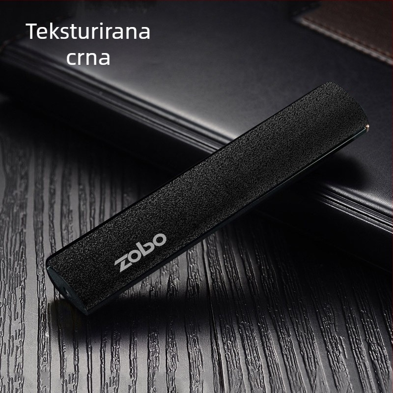 ZOBO USB punjivi metalni upaljač otporan na vjetar – unisex dar, moderan minimalistički dizajn