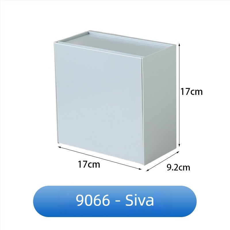 Kutija za maramice, zidni držač za kupaonu, PS plast, 2L, bez poklopca