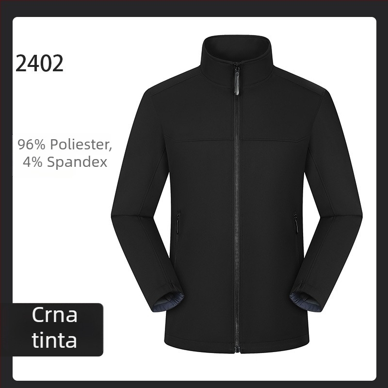 Softshell jakna za outdoor – unisex kardigan stil (polyester tkanina, vodootporna, otporna na vjetar, prozračna, brzo suši)