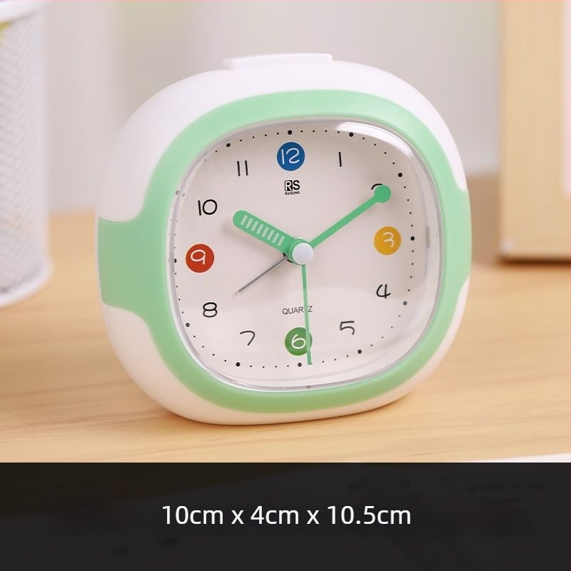 Učenicki budilnik s LCD zaslonom i analogo-digitalnim prikazom, plastično kućište, napajanje suhom baterijom, glatka sekunda