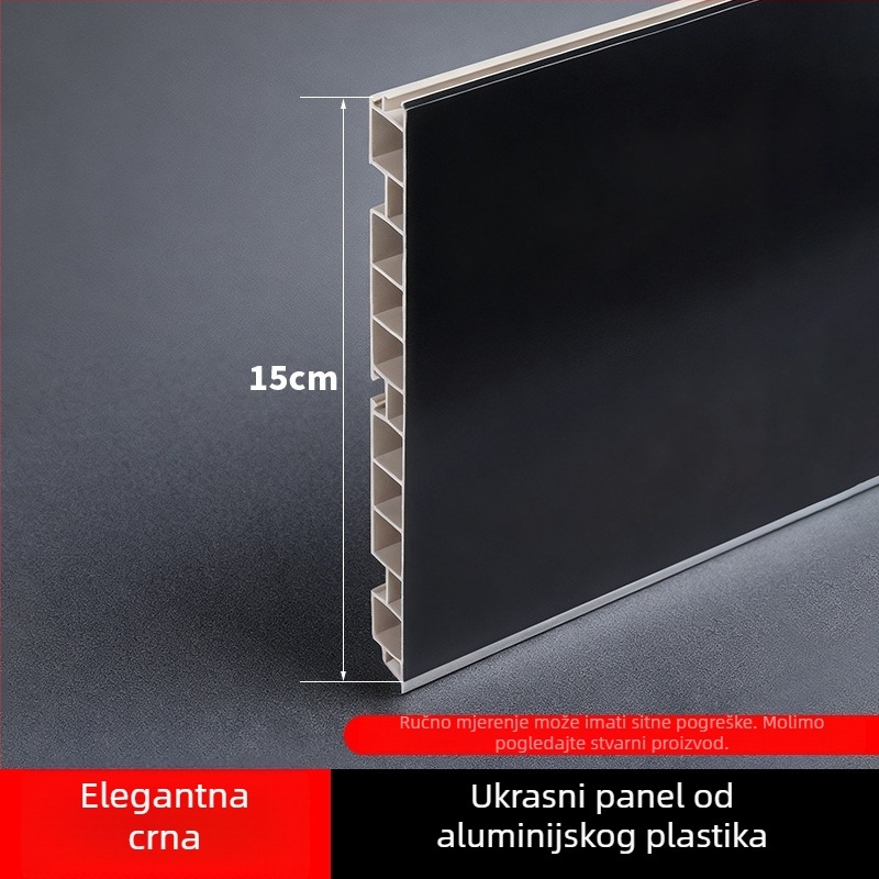 Aluminijski Kick Plate za kuhinjske ormariće, ravni moderni minimalistički stil, model Kick Plate, broj 161, brend bls/Baodisi
