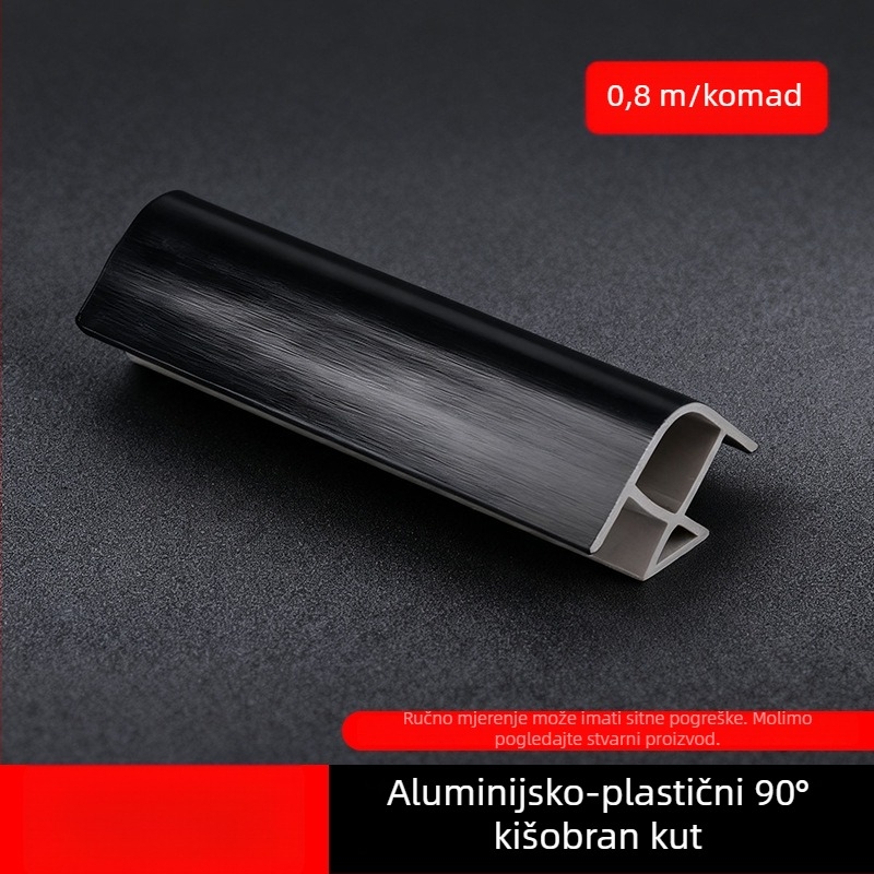 Aluminijski Kick Plate za kuhinjske ormariće, ravni moderni minimalistički stil, model Kick Plate, broj 161, brend bls/Baodisi