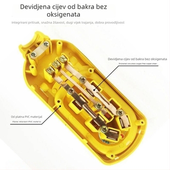 Kabel za punjenje električnog vozila s vodootpornom utičnicom i dugim kabelom (izraelski standard, UL certifikat, 100V)