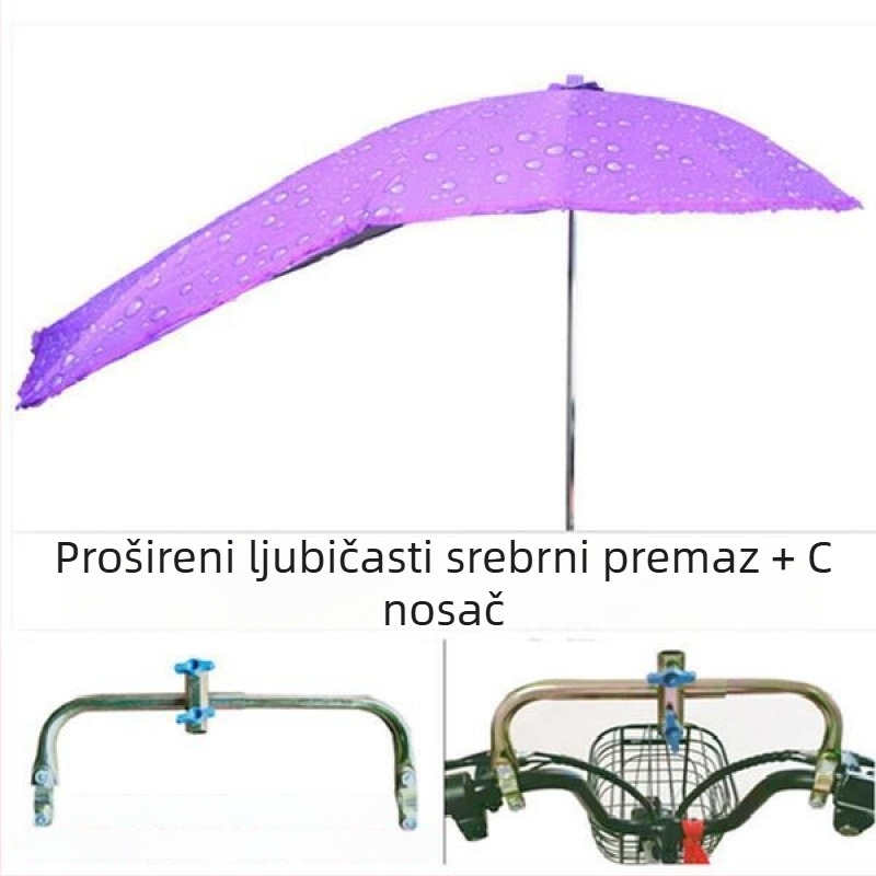 Odvojiva UV zaštitna kapa za električna vozila – sjenilo za sunce i kišu (UPF > 50)