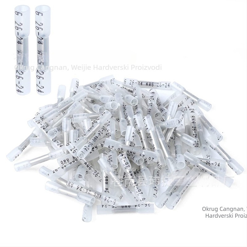 Weijie toplinski skupljajući vodootporni srednji terminalni konektor, 1 jezgra, PE izolator, za automobilsku elektroniku