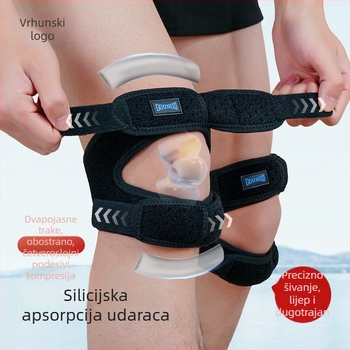 Koljena jastučići za patelu - poliestersko vlakno i ronilački materijal, zaštita koljena za odrasle, pogodno za fitness, dizanje utega i badminton