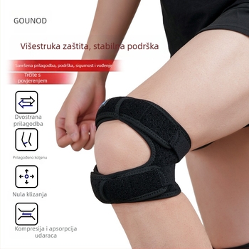 Koljena jastučići za patelu - poliestersko vlakno i ronilački materijal, zaštita koljena za odrasle, pogodno za fitness, dizanje utega i badminton