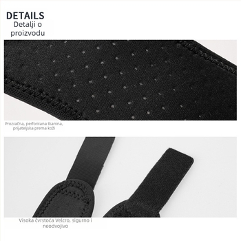 Koljena jastučići za patelu - poliestersko vlakno i ronilački materijal, zaštita koljena za odrasle, pogodno za fitness, dizanje utega i badminton