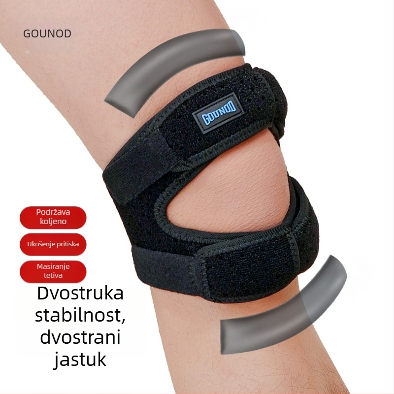 Koljena jastučići za patelu - poliestersko vlakno i ronilački materijal, zaštita koljena za odrasle, pogodno za fitness, dizanje utega i badminton