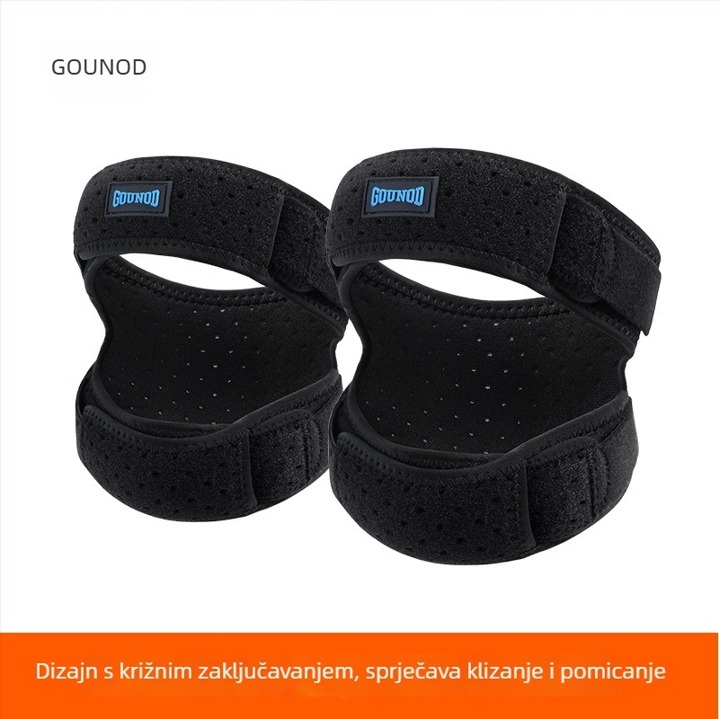 Koljena jastučići za patelu - poliestersko vlakno i ronilački materijal, zaštita koljena za odrasle, pogodno za fitness, dizanje utega i badminton