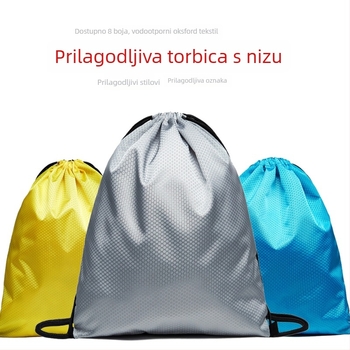Zongheng šnora ruksak za sport i jogu, vodootporan s donjim i bočnim džepovima, dvostruka naramenica za muškarce i žene