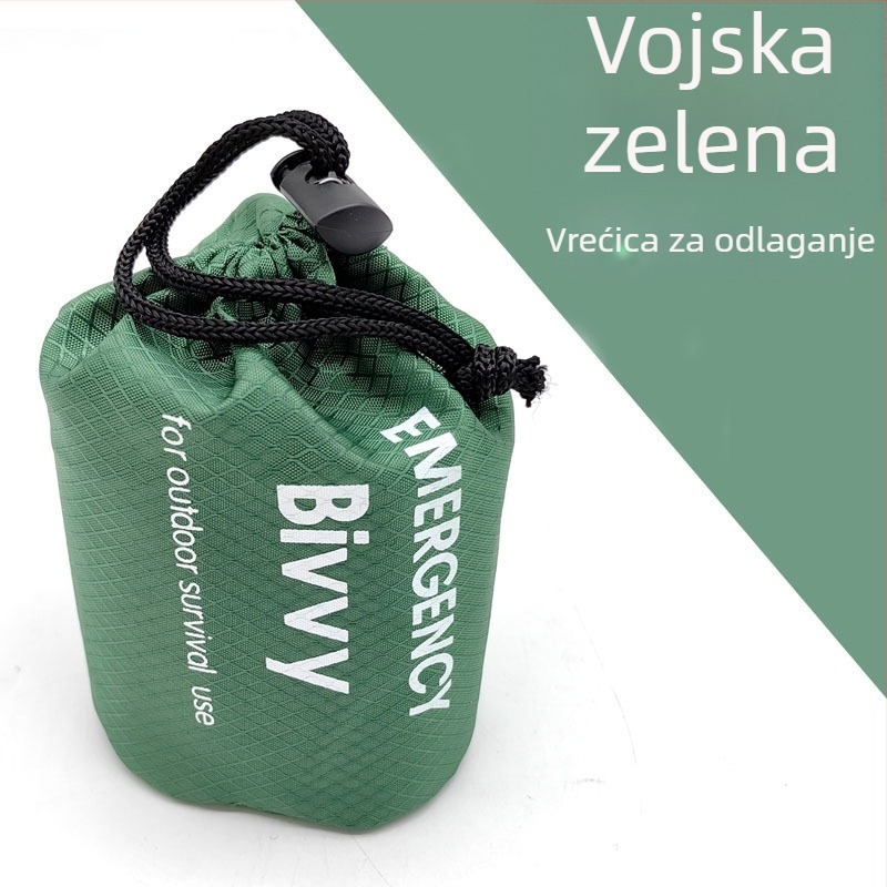 War Dragon Spasilački vreća za spavanje za kampiranje – izolacija od PE aluminijske folije, višenamjenska