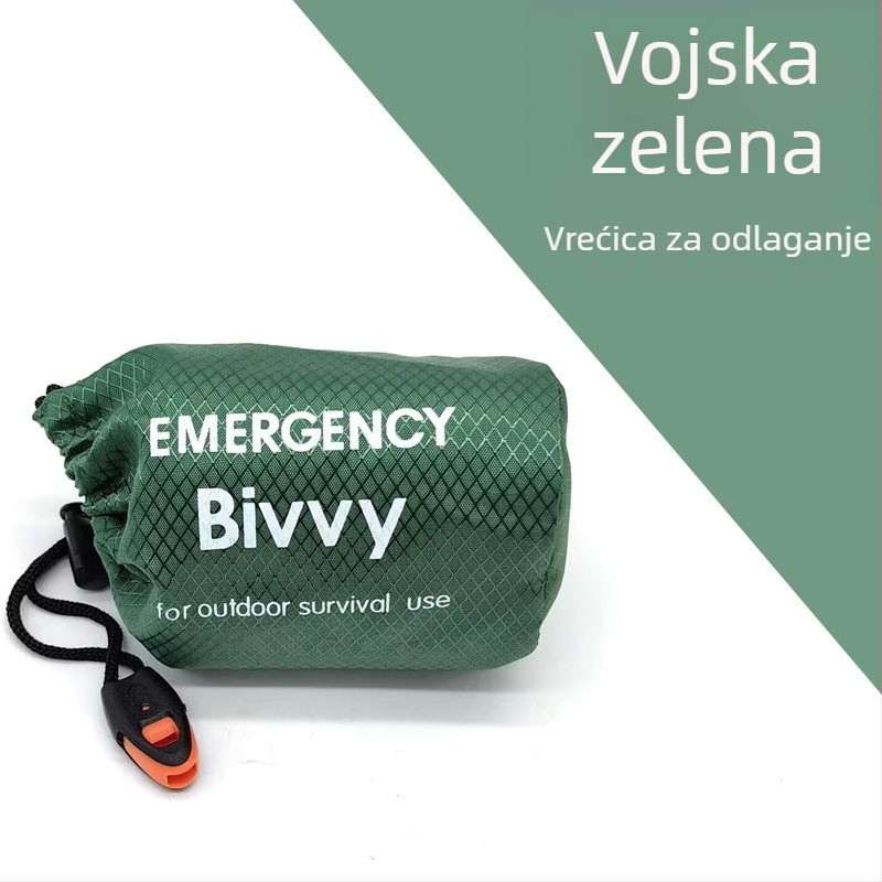 War Dragon Spasilački vreća za spavanje za kampiranje – izolacija od PE aluminijske folije, višenamjenska