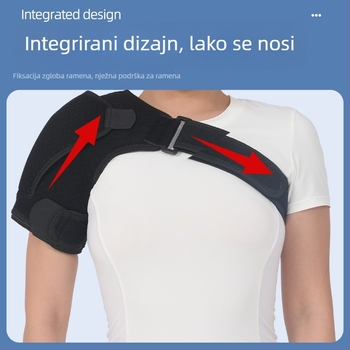 Ramenski fiksacijski pojas s pjenom, lijevo/desno, za odrasle, pogodan za odbojku, medicinski fiksirajući pojas za rame