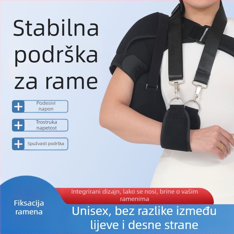 Ramenski fiksacijski pojas s pjenom, lijevo/desno, za odrasle, pogodan za odbojku, medicinski fiksirajući pojas za rame