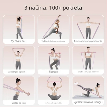 Set otpora elastičnih užeta za kućnu fitness — vježbanje ramena, leđa i nogu, materijal TPR, model AH0700R2609