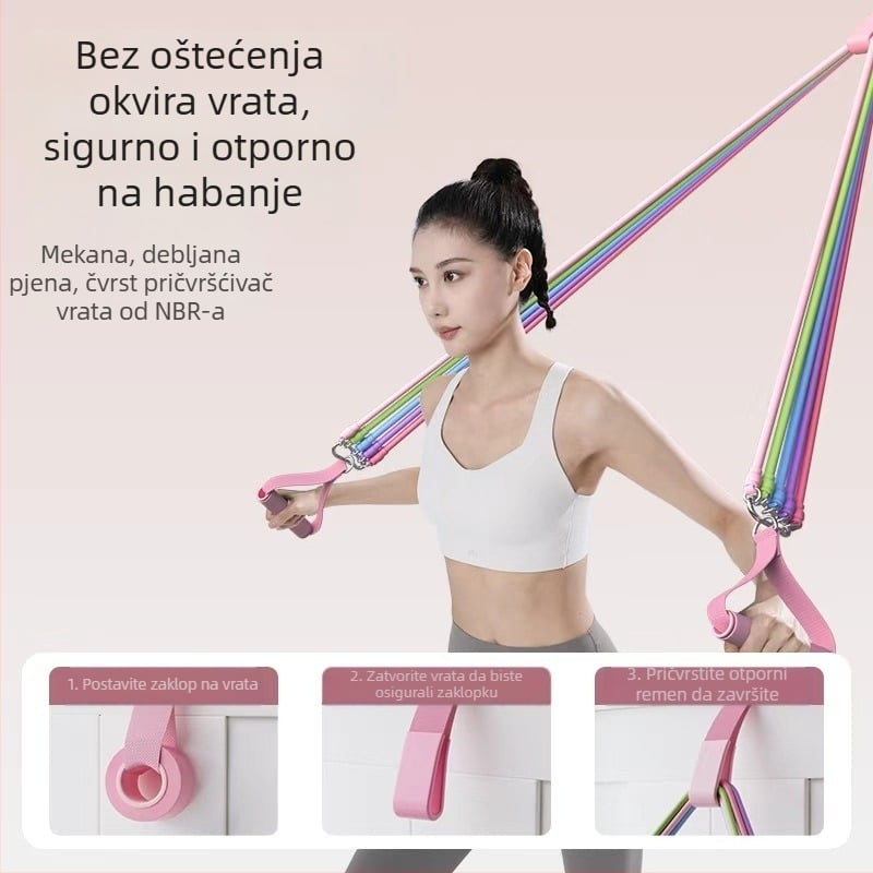 Set otpora elastičnih užeta za kućnu fitness — vježbanje ramena, leđa i nogu, materijal TPR, model AH0700R2609