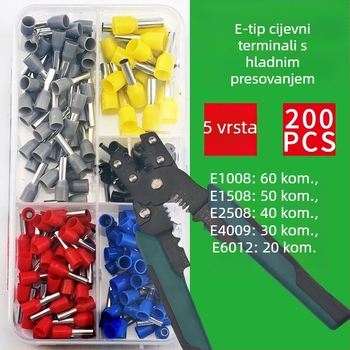 Weilian krimp terminal, europskog stila cijevnog tipa, preizoliran, u kutiji