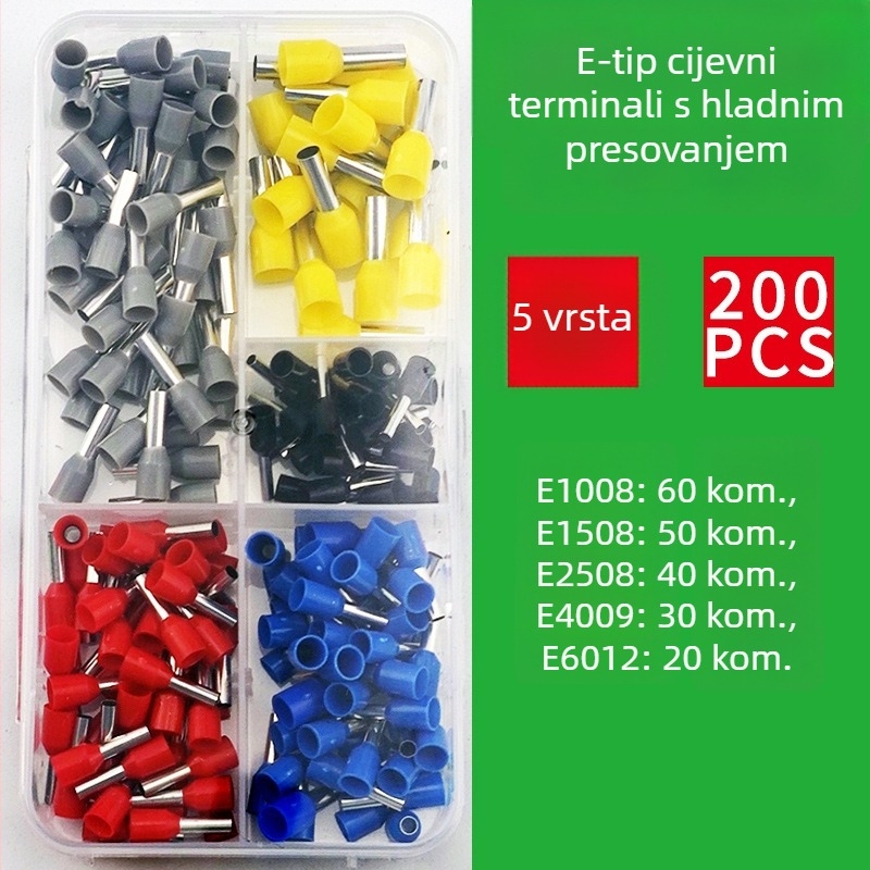 Weilian krimp terminal, europskog stila cijevnog tipa, preizoliran, u kutiji