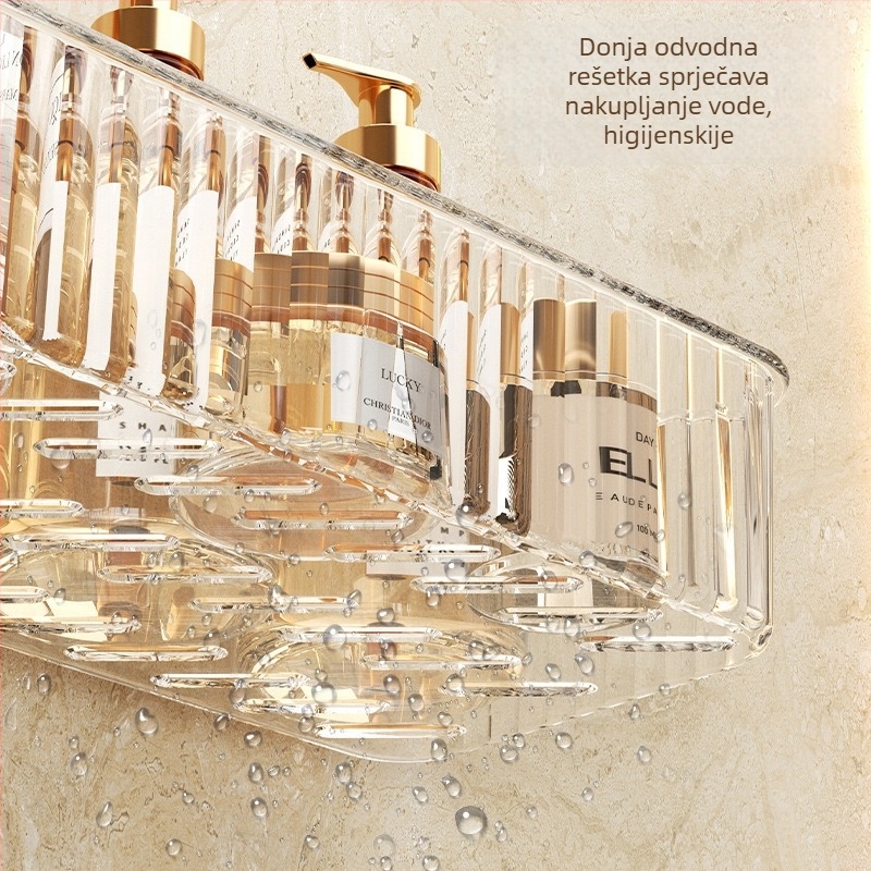 Plastični zidni organizator za kupaonicu, 1 etaža, model -985