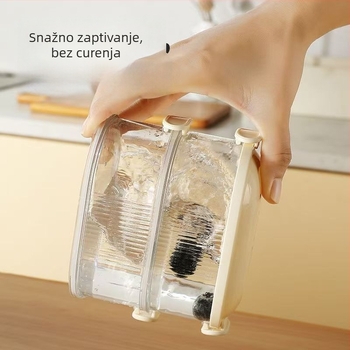 Kutija za začine - zatvoreni plastični spremnik, moderan minimalistički stil, model Seasoning Storage (SKU 32312)